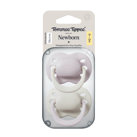TOMMEE TIPPEE māneklītis silikona CLOSER TO NATURE 0-2 m., 2 gab., 433660 
