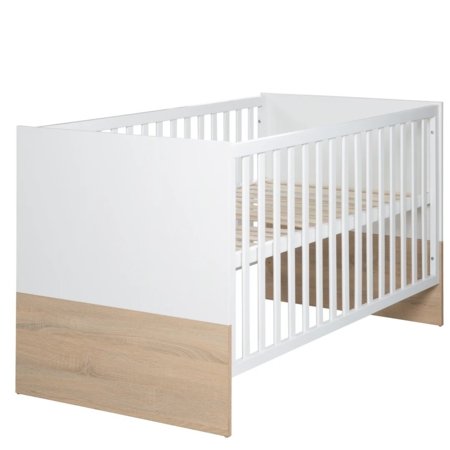 ROBA pārveidojama bērnu gulta GABRIELLA, 70x140 cm., White/Natural, 42491A 