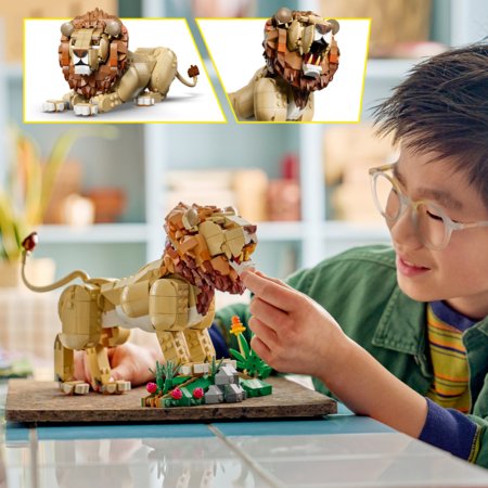 31386 LEGO® Creator Savvaļas dzīvnieki: Majestātiskais lauva 
