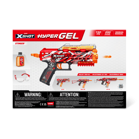 X-SHOT rotaļu pistole Hyper Gel Stinger, 36728 