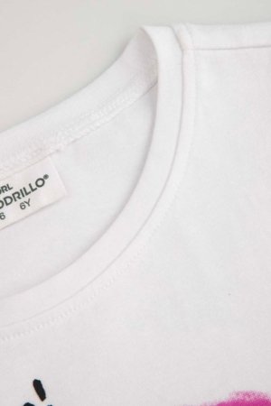 COCCODRILLO t-krekls ar īsam piedurknēm, balti, WC6143202RGK-001-122, 122 cm 