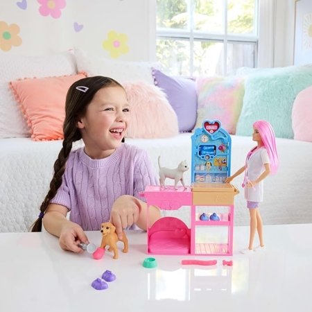 BARBIE veterinārās klīnikas komplekts ar lelli, JFX93 