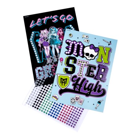 MONSTER HIGH kristāla attēlu māksls darbs, 71-0046 