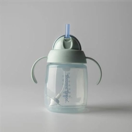 TOMMEE TIPPEE mācību krūze ar salmiņu, 6m+, 300ml, green, 447830 447830