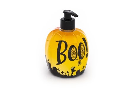 SIMPLE PLEASURES roku ziepes Shrink-wrapped pumpkin bottle, minty candy, F31387-32183 