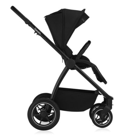 LIONELO universāls ratiņi MERIL 3in1, Black onyx 