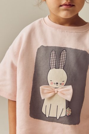 NEXT t-krekls ar īsām piedurknēm un šorti, E55507 92-98