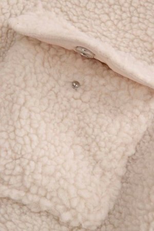 COCCODRILLO kažokādas mētelis OUTERWEAR GIRL JUNIOR, krēmveida, ZC5153102OGJ-003-164, 164 cm 