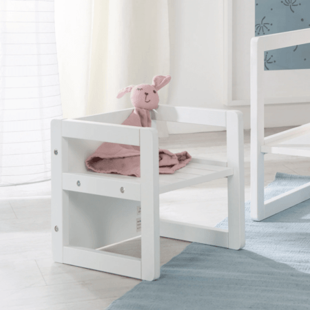 ROBA bērnu krēsls un galds ROTATING SEATING FURNITURE, White, 450002WE 