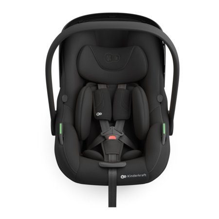 KINDERKRAFT modulārā sistēma ENDURA SAFE: 2 autokrēsliņi: I-LITE, 40–87 cm un I-FIX ENDURA SAFE, 61–150 cm, un pamatne ENDURA SAFE FX, black, KCENSA00BLK3000 
