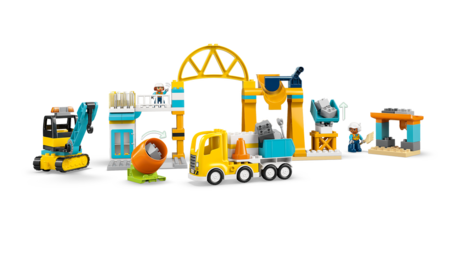 10476 LEGO® DUPLO® Pilsēta “Trīs vienā” Būvlaukums un transportlīdzekļi 
