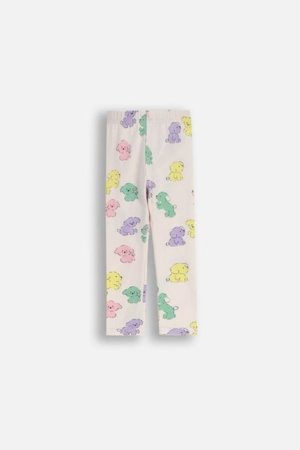COCCODRILLO leggingi HAPPY PUPPY GIRL NEWBORN, krēmveida, ZC5122104HGN-002-086, 86 cm 