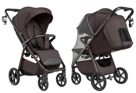 CARRELLO ratiņi BRAVO LITE DELUXE, Supreme Brown, CRL-5529 