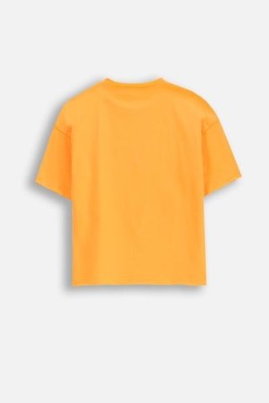 COCCODRILLO krekls ar īsām piedurknēm MAXITROPIC GIRL KIDS, apelsīns, WC5143204MGK-006-122, 122 cm 