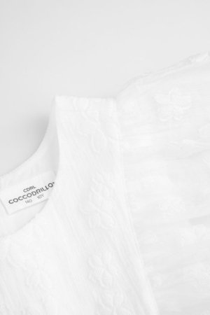 COCCODRILLO kleita, balta, WC6128202EJG-001-164, 164 cm 