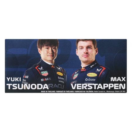 HOT WHEELS PREMIUM F1 Red Bull Max Verstappen un Yuki Tsunoda Formula 1 sacīkšu auto (2 gab.), JMM95 
