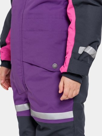 DIDRIKSONS ziemas kombinezons BJÄRVEN 3, violets, 505466-I12, 140 cm 