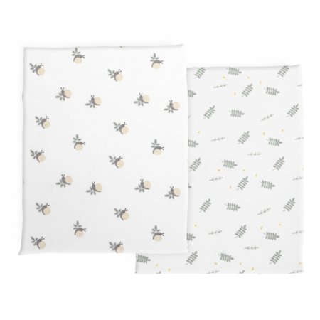 CHICCO palags ar gumiju BABY HUG, 39 × 77 cm, 2 gab., Greenery 