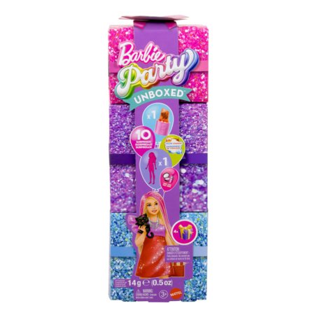 BARBIE Party Unboxed – Glamūrīgās ballītes atklāšanas sērija – Oriģinālā lelle, JFY68 