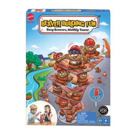 MATTEL GAMES galda spēle Jautrie bebriņi, HPW60 