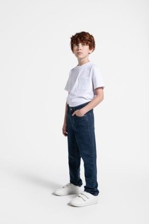 COCCODRILLO bikses JEANS COLLECTION BOY, zils, WC5123101JCB-015-164, 164 cm 