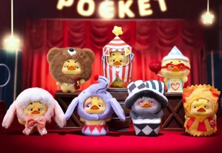 UPSETDUCK kolekcionējams piekariņš Crazy Circus Duck, sortiments., AP17183803100C 