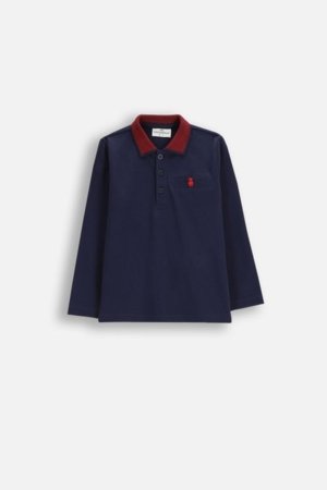 COCCODRILLO marškinėliai, mėlyni, ZC5143501EBB-015-086, 86 cm 