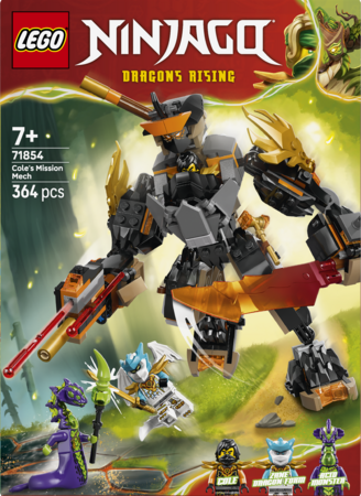 71854 LEGO® COLE'S MISSION MECH & DRAGON ZANE 