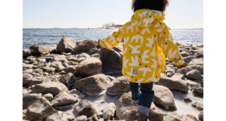 REIMA ūdensnecaurlaidīga jaka VESI, dzeltena, 5100025A-2351 5100025A-2351-134