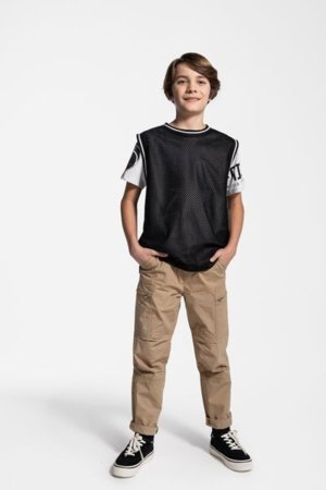COCCODRILLO krekls ar īsām piedurknēm MONOCHROME BOY JUNIOR, krāsa, WC5143205MBJ-022-164, 164 cm 