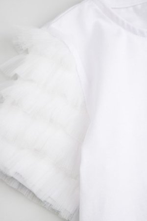 COCCODRILLO t-krekls ar īsam piedurknēm, balti, WC6143206EJG-001-128, 128 izmērs 