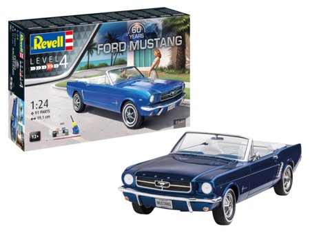 REVELL 1:24 automodelis Ford Mustang 60th Anniversary, 05647 