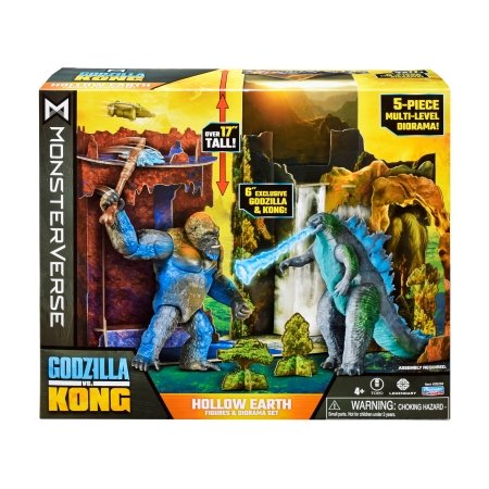 GODZILLA rotaļu komplekts Hollow Earth Figures and Diorama Set, 35293 
