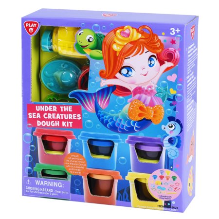 PLAYGO DOUGH Jūras dzīvnieku komplekts, 8624 