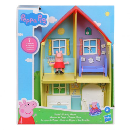 PEPA PIG rotaļu komplekts Peppa ģimenes māja, F21675L0 F21675L0