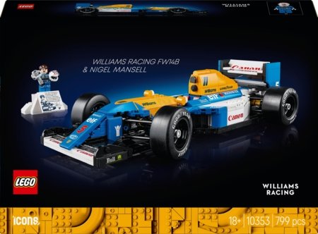 10353 LEGO® Icons Williams Racing FW14B un Nigel Mansell 