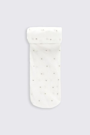 COCCODRILLO zeķubikses TIGHT MICROFIBRE COLORFUL, balts, ZC2380309TMC-001-128, 128cm 