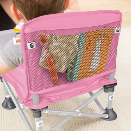 BRIGHT STARTS barošanas krēsls - būsteris POP 'N SIT, PINK, 17199 