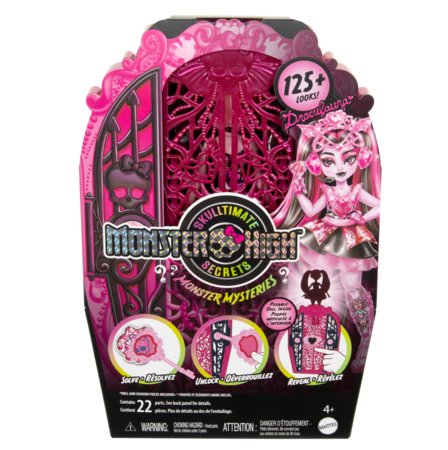 MONSTER HIGH Spocīgie noslēpumi monstru mistērija Drakulaura, HXH84 