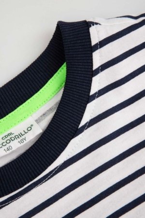 COCCODRILLO t-krekls ar īsam piedurknēm, tumši zili, WC6143232VBA-015-164, 164 cm 