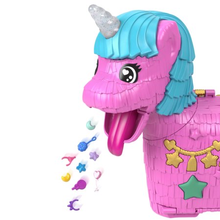 POLLY POCKET komplekts 35 gadu svinības vienradža ballīte, HYD96