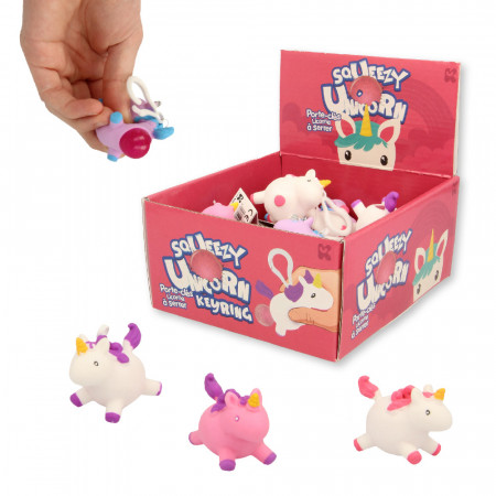 Squeezy Unicorn Keyring, NV375 NV375