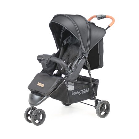 BABYTROLD ratiņi EASY GO, Black, 13-12S 