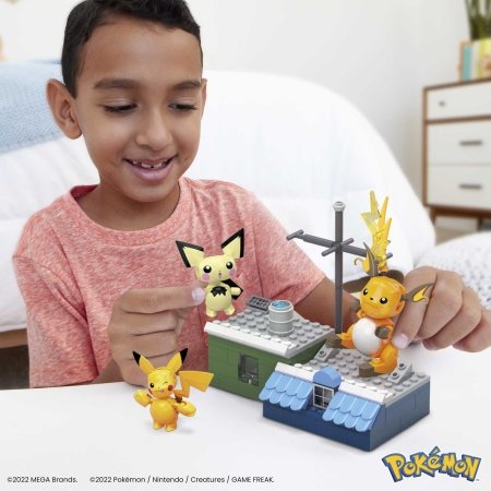 MEGA CONSTRUX POKEMON Pikachu evolūcija, HKT23 HKT23