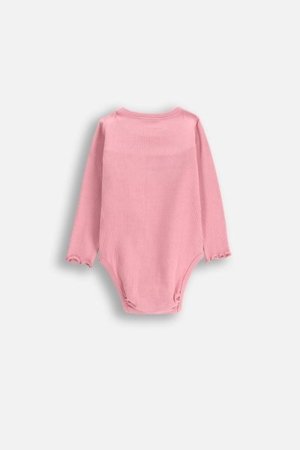 COCCODRILLO smilškrāsas krekls ar garām piedurknēm DREAM DIARIES GIRL NEWBORN, rozā, WC5112102DGN-033-086, 86 cm 