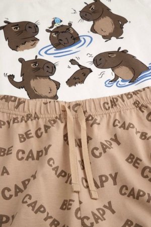 COCCODRILLO pidžama, krēmkrāsa, WC6448218PJS-022-104, 104/110 izmērs 