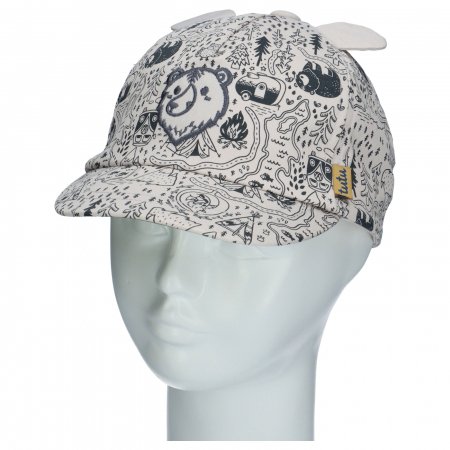 TUTU cepure ar nagu, bēša/melna, 3-006576, 44/48 cm 3-006576 beige/black