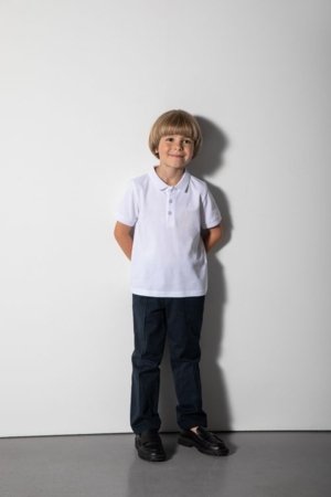 COCCODRILLO polo ar īsam piedurknēm, balti, WC6143601EJB-001-116, 116 izmērs 