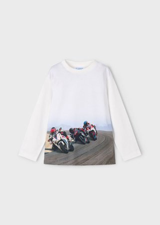 MAYORAL t-krekls ar garām piedurknēm, motorcycle, 4.094-11 