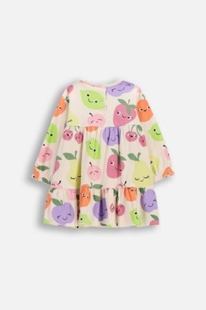 COCCODRILLO kleita ar garām piedurknēm, smilšu krāsa, WC6129101HGN-022-080, 80 izmērs 